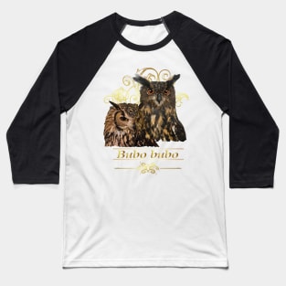 Royal Owl Baseball T-Shirt